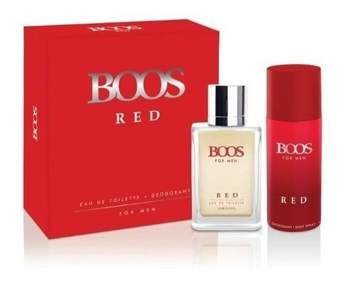 Perfume Hombre Boos Red Edt 100ml + Desodorante Set