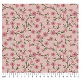 Tricoline Estampado Sofia Rosa 100% Algodão 50cm X 1,50mt