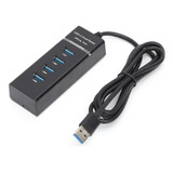 Adaptador Extensor Usb Macho A Hembra De 1 A 4 Puertos Usb 3