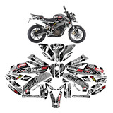 Kit De Graficos Stickers Para Pulsar 200ns Sport Bike Grsb