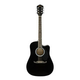 Guitarra Acústica Fender Fa-125ce Dreadnought, Negra