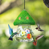 Bebedero De Colibri 3 Flores - Capacidad 475 Ml