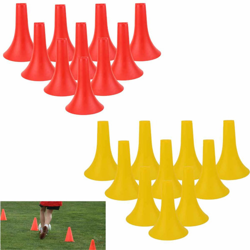 Cono Tipo Cuerno 23cm Pack X20 /deporte/futbol/agilidad