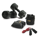 Kit Fitness Cuerda Neopreno / Mancuerna 3.5kg / Polaina 2kg