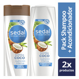 Pack Sedal Shampoo Y Acondicionador Coco 340ml C/u