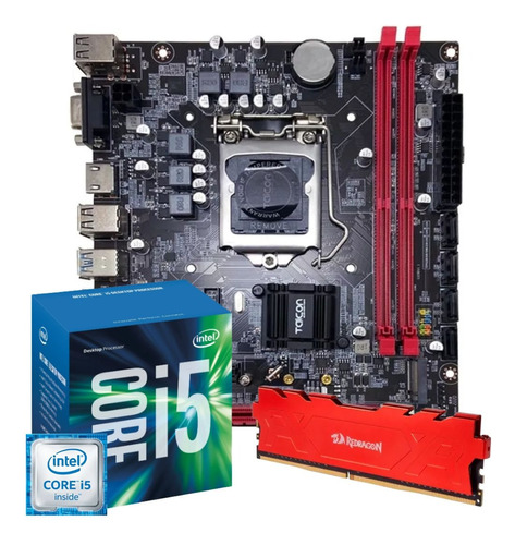 Kit Gamer I5 6ª Ger. ,  H110, Memória 16gb Ddr4 Hdmi Nvme