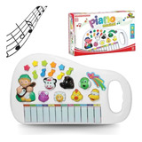 Teclado Musical Infantil Educativo Bebe Criança Bichos Piano