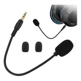 Microfone Reposição Compatível Headset Turtle Beach 3.5mm Cor Preto
