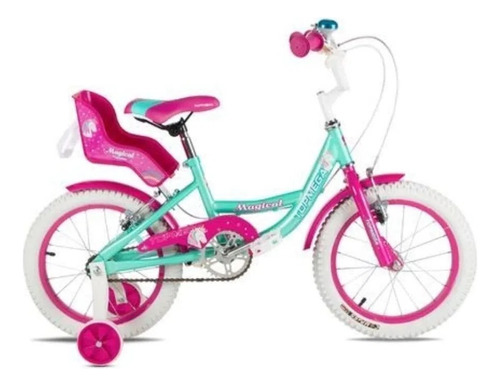 Bicicleta Nena Rodado 16 Top Mega Magical R16 Infantil