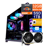 Pc Gamer Cpu Ryzen 5 8500g, 1tb, 32gb Ddr5, Rtx 4070 12gb