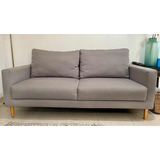 Juego De Love Seat Y Sofa Color Gris Marca Gaia