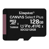 Micro Sd Kingston Clase 10 100 Read 128gb Canvas Full Hd