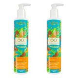 Kit 2 Acondicionador Para El Cabello De Coco Nekane 300 G