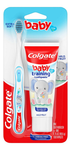 Colgate Baby Pasta Dental Entrenamiento Niños Cepillo Dental