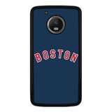 Funda Protector Para Motorola Moto Boston Red Sox Beisbol