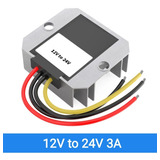 Convertidor De Voltaje 12v A 24v 3a Cc Batería Panel Solar