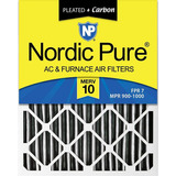 Nordic Pure 10 X 20 X 1 Merv 10 Filtros De Aire Para Horno D
