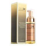 Glo24k Limpiador Facial Exfoliante Y Espumante Con Oro De 24