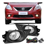 Faros Niebla Versa 2012 2013 2014 Kit Calidad Original