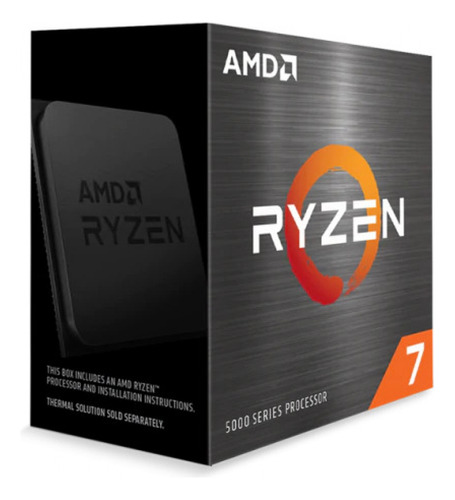 Processador Amd Ryzen 7 5800x 4.7ghz Turbo 8cores 16threads