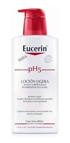 Eucerin Ph5 Loción Corporal Ligera 400ml Reduce Sensibilidad