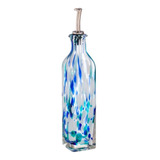 Cypress Home Confeti Azul De Vidrio Para Aceite,