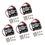 5x Dc Coolless Cooling Fan 5v 0.2a Cpu Compatible Con 3 B