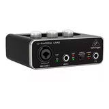 Interfaz Placa Audio Behringer U-phoria Um2 Usb 2x2 Oferta