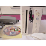 Nintendo Wii Com Fonte 1 Controle Cabos 2 Jogos Originais Grátis Mod Japan 