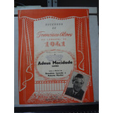 Partitura Adeus Mocidade Francisco Alves Carnaval De 1941