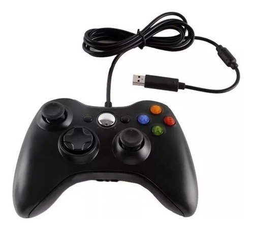 Control Usb Alambrico Para Xbox 360/ Fat /slim Y Pc Gamepad