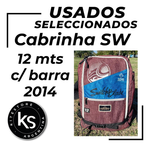 Cabrinha Switchblade 12 Mts C/barra - 2014. Estado Excelente