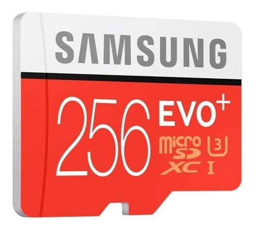 Cartão De Memória Samsung Mb-mc256da/am  Evo Plus Com Adaptador Sd 256gb