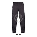 Pantalon Tactico Cargo Rip Stop Negro Houston Uniforme Calid