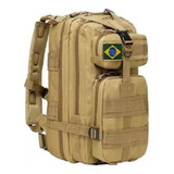 Mochila Tática Militar Assault 30l Profissional 3d Cor Tan Br