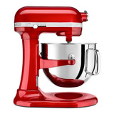 Batedeira Com Pedestal Kitchenaid Pro 600 Kec50c Passion Red 110 v