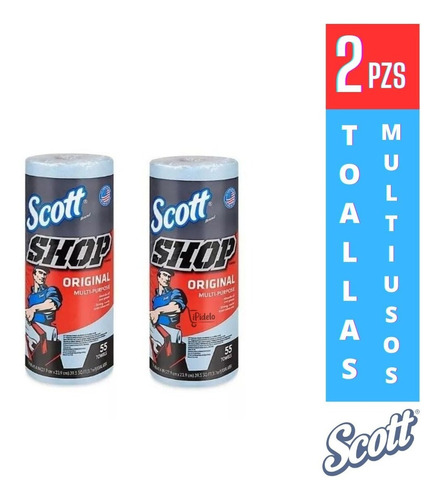 Scott, Toalla Absorbente Multiusos 2 rollos