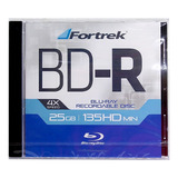 Mídia Blu-ray Bd-r Fortrek 25gb 135hd Min 4x Speed