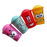 Vasos Plásticos Souvenir Personalizados Bob Esponja X30u 