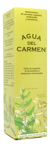 Pack 2 Frascos Agua Del Carmen Sistema Nervioso Estomacal