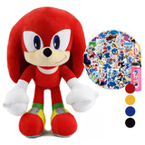 Peluches Sonic 30cm Alto Cumpleaños Navidad Regalo+50sticker