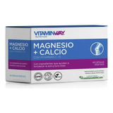 Vitamin Way Magnesio + Calcio Con Vitamina C Y D 60 Cápsulas