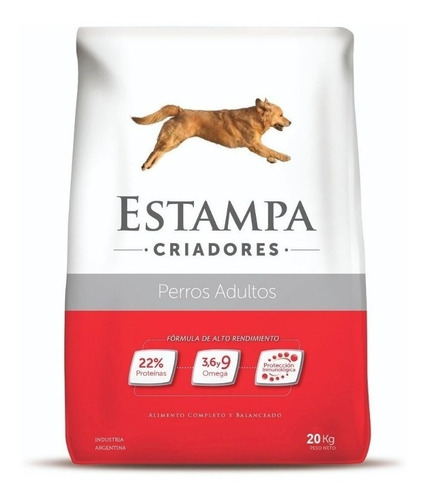 Estampa Tradicional 20kg Alimento Perro Envío Gratis Caba