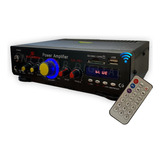 Consola Potenciada Av-020bt  Bluetooth/sd/usb 25w X 2 Rms