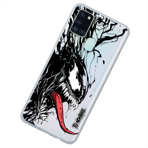 Funda Para Galaxy Venom Spiderman Personalizada Tu Nombre