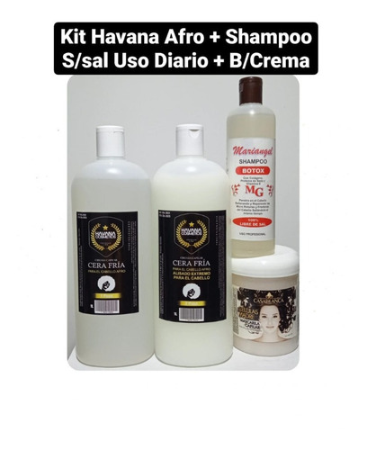 Cera Fría Havana Afro 4producto - g a $27