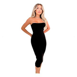 Vestido Feminino Midi Tomara Que Caia Tubinho Justo