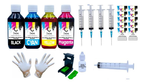 Kit Recarga De Tinta Cartucho Hp 667 Hp 2374 Hp 2375 Hp 2775