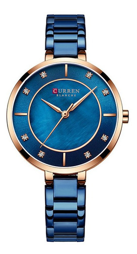 Reloj Curren 9051 Para Mujer Dama Negocios Casual Original