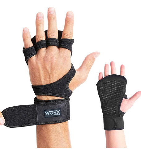 Guantes Para Gimnasio Pesas Calleras Con Muñequera Worx Gym